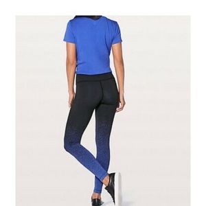 Lululemon wunder under pant *speckled blue